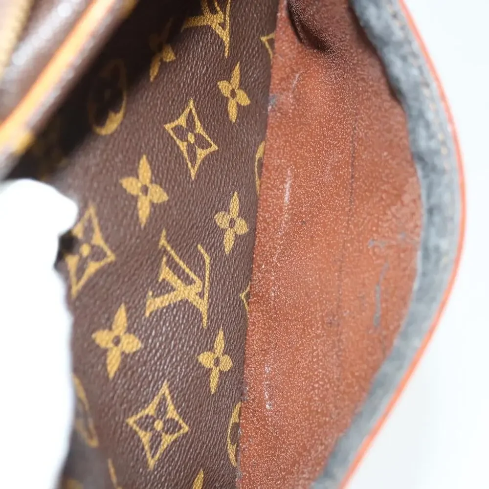 Louis Vuitton Monogram Compiegne 23 Clutch Bag Brown